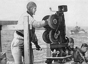 Cinerama Shooting Aboard Aircraft Carrier