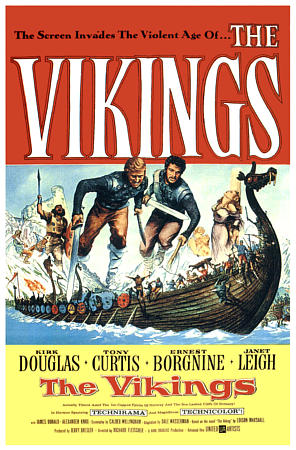 THE VIKINGS - 1958 - in Technirama and Technicolor